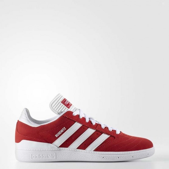 Mens Scarlet/White Ftw Adidas Originals Busenitz Pro Shoes 269TOXKM