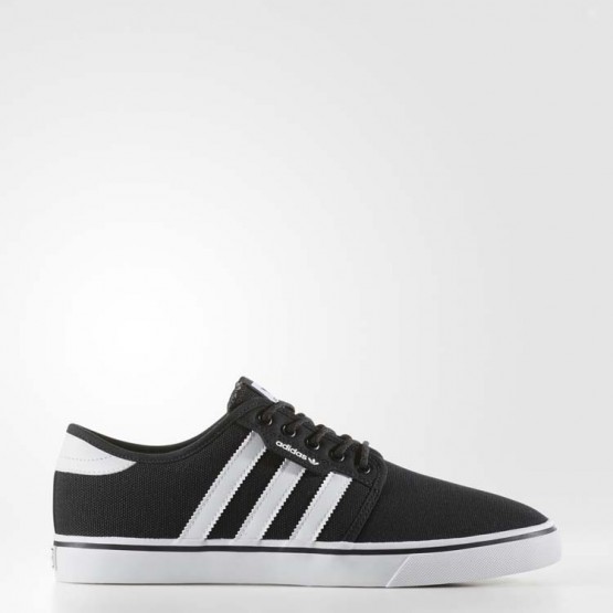 Mens Core Black/White/Solid Grey Adidas Originals Seeley Shoes 273OMEIS