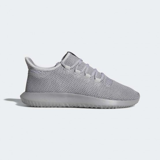 Mens Grey/White Adidas Originals Tubular Shadow Shoes 280TFACK