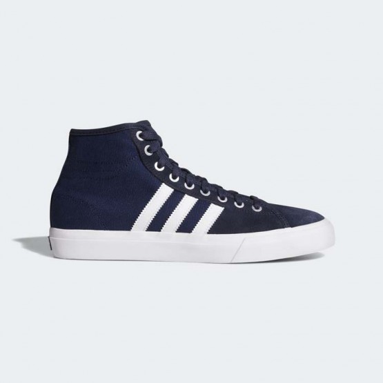 Mens Night Navy/White/Collegiate Navy Adidas Originals Matchcourt High Rx Shoes 353RTIFV