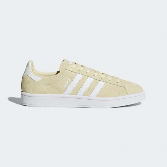 Mens Mist Sun/White Adidas Originals Campus Shoes 431WOPIX