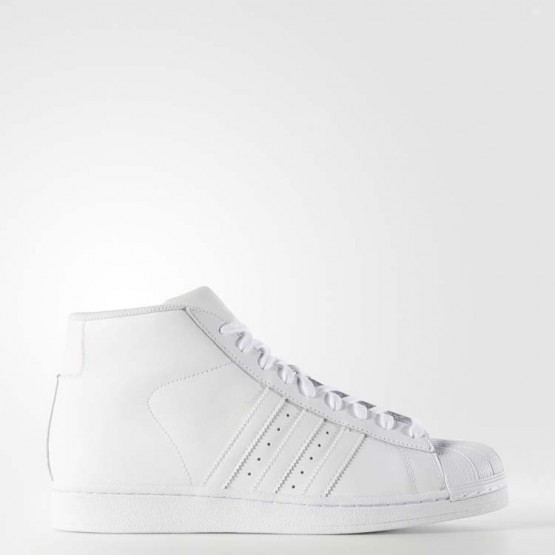 Mens White Ftw/White Adidas Originals Pro Model Shoes 458TDIXB