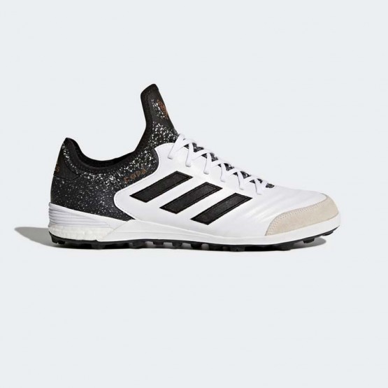 Mens White/Black/Tactile Gold Metallic Adidas Copa Tango 18.1 Turf Cleats Soccer Cleats 519GKEMJ