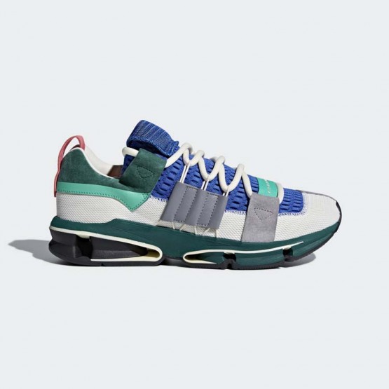Mens Off White/Grey/Collegiate Green Adidas Originals Twinstrike Adv Shoes 521KIPHN