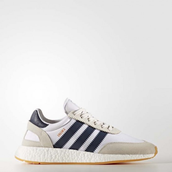 Mens White/Collegiate Navy Adidas Originals I-5923 Shoes 532EMRNF