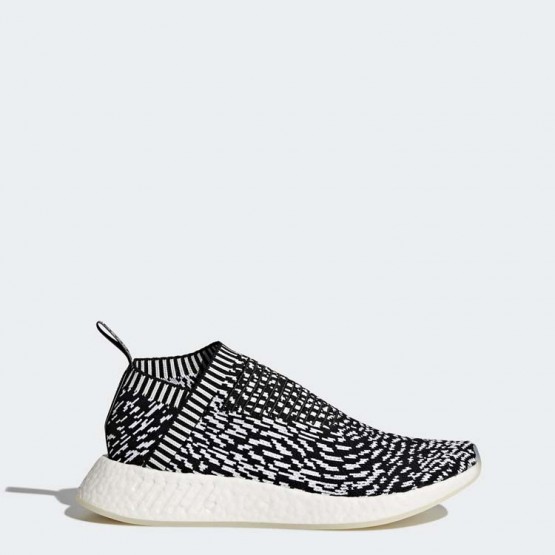 Mens Core Black/White Adidas Originals Nmd_cs2 Primeknit Shoes 550AEFKZ