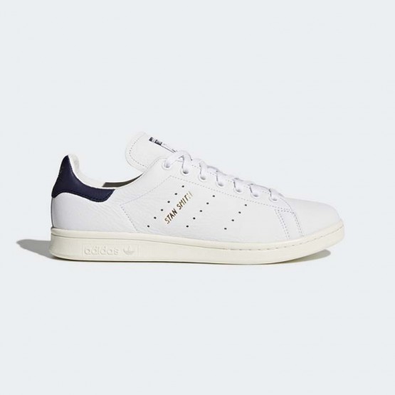 Mens White Adidas Originals Stan Smith Shoes 569AXNHK