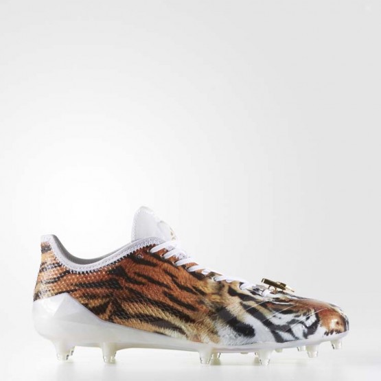 Mens White Ftw/White/Metallic Gold Adidas Adizero 5-star 6.0 Uncaged Cleats Football Cleats 597YEFOS