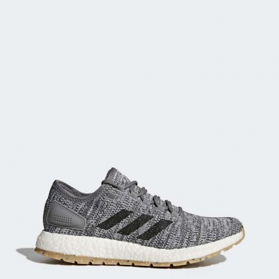 Mens White/Core Black Adidas Pureboost All Terrain Running Shoes 615ALPBV
