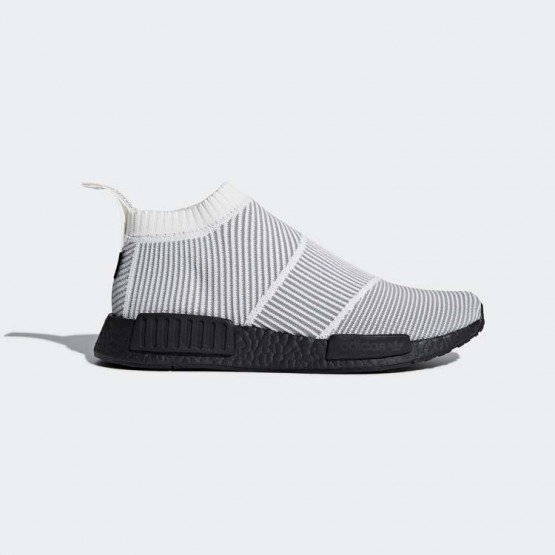 Mens Core White/Core Black Adidas Originals Nmd_cs1 Gtx Primeknit Shoes 628DSILY