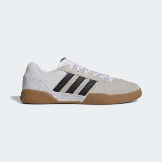 Mens White/Core Black Adidas Originals City Cup Shoes 687VRATS