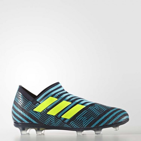 Kids Legend Ink/Electricity/Energy Blue Adidas Nemeziz 17+ 360 Agility Firm Ground Cleats Soccer Cleats 727HDINX