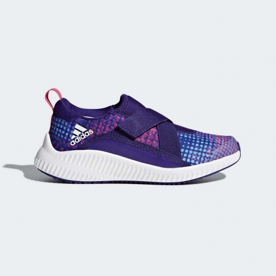 Kids Collegiate Purple/White Adidas Fortarun X Running Shoes 729RQTSG