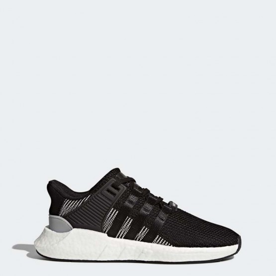 Mens Core Black/White Adidas Originals Eqt Support 93/17 Shoes 772POEUM