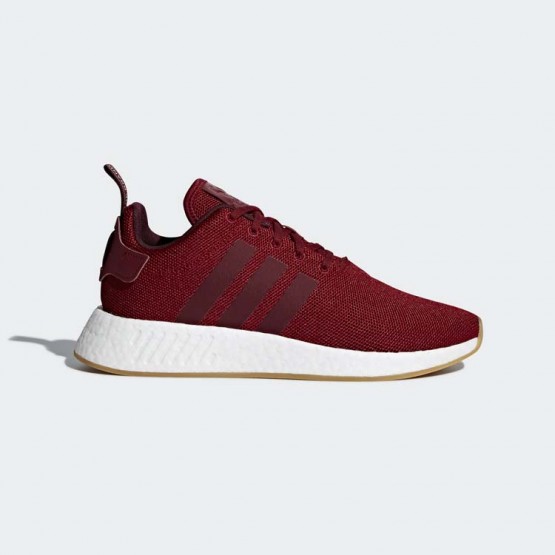 Mens Collegiate Burgundy/Maroon/Chalk Coral Adidas Originals Nmd_r2 Shoes 992QBPGX
