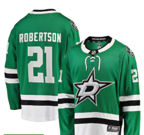 Dallas Stars #21 Jason Robertson green jersey
