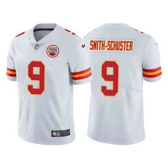 Men Kansas City Chiefs #9 JuJu Smith Schuster Vapor Untouchable White Limited Stitched Football jersey