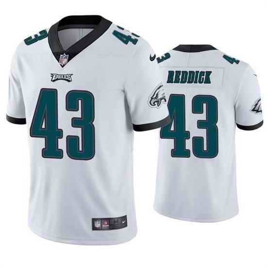 Men Philadelphia Eagles #43 Haason Reddick White Vapor Untouchable Limited Stitched jersey