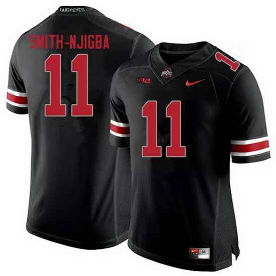 Youth Ohio State Buckeyes #11 Jaxon Smith-Njigba Blackout NCAA Nike College Football Jersey