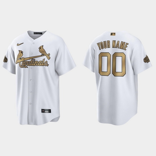 Men Women Youth Custom St.Louis Cardinals 2022 Mlb All Star Game White Replica Jersey->customized mlb jersey->Custom Jersey