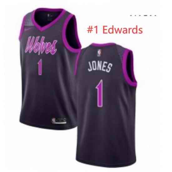 Wolves #1 Edwards Jersey->brooklyn nets->NBA Jersey