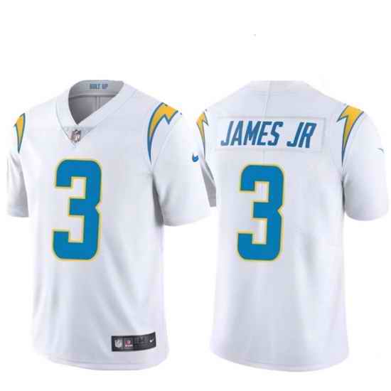 Men Los Angeles Chargers #3 Derwin James Jr  White Vapor Untouchable Limited Stitched jersey