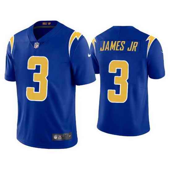 Men Los Angeles Chargers #3 Derwin James Jr  Royal Vapor Untouchable Limited Stitched jersey