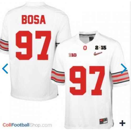 Joey Bosa OSU #97 Diamond Quest 2015 Patch NCAA Jersey->others->NCAA Jersey