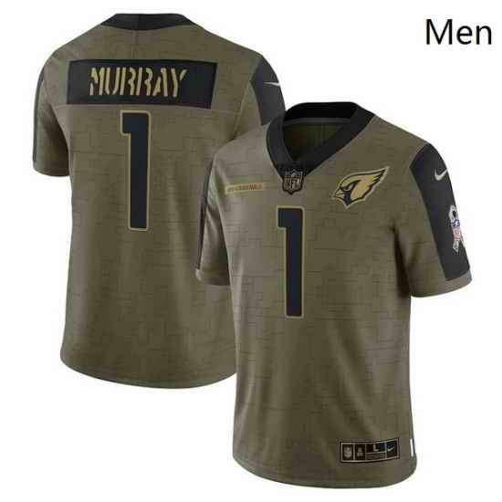 Men's Arizona Cardinals Kyler Murray Nike Olive 2021 Salute To Service Limited Player Jersey