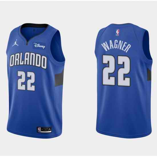 Men Orlando Magic #22 Franz Wagner Royal Statement Edition Stitched Swingman Jersey->orlando magic->NBA Jersey