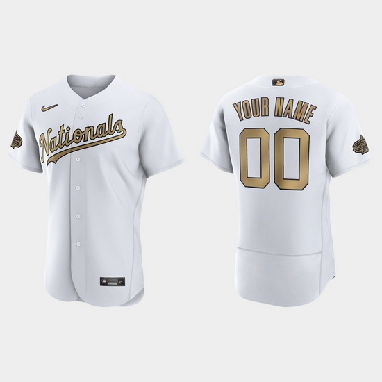 Men Women Youth Custom Washington Nationals 2022 Mlb All Star Game Authentic White Jersey->customized mlb jersey->Custom Jersey