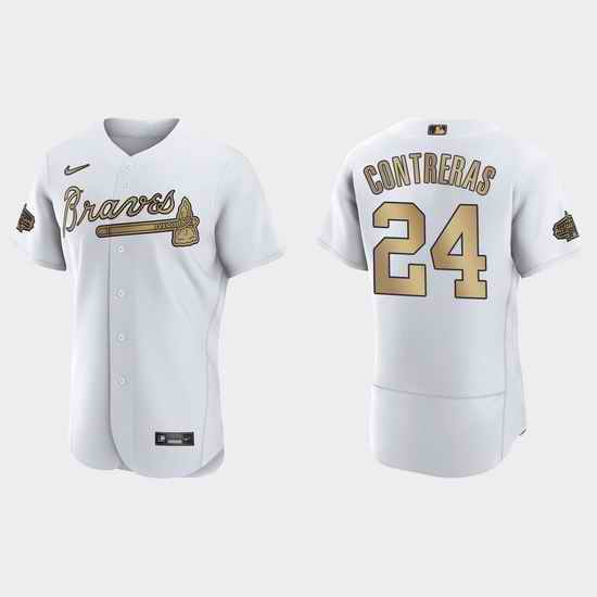 Men William Contreras Atlanta Braves 2022 Mlb All Star Game Authentic White Jersey->2022 all star->MLB Jersey