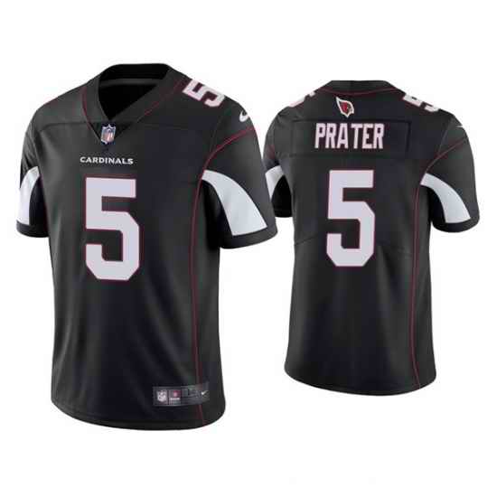 Men Arizona Cardinals #5 Matt Prater Black Vapor Untouchable Limited Stitched Jersey
