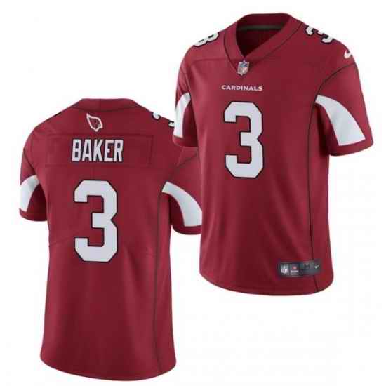 Men Arizona Cardinals #3 Budda Baker Red Vapor Untouchable Limited Stitched Jersey