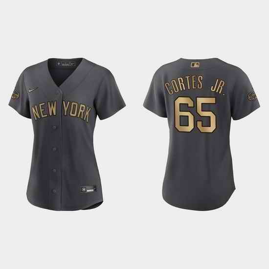 Women Nestor Cortes Jr. New York Yankees 2022 Mlb All Star Game Replica Charcoal Jersey->2022 all star->MLB Jersey