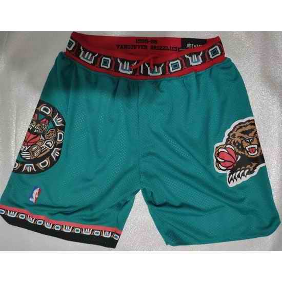 Memphis Grizzlies Basketball Shorts 006->nba shorts->NBA Jersey