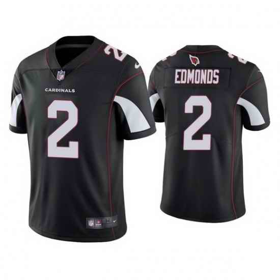 Men Arizona Cardinals #2 Chase Edmonds Black Vapor Untouchable Limited Stitched Jersey