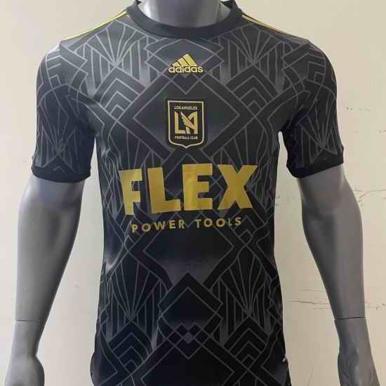 Men US Los Angeles Soccer Black Jersey