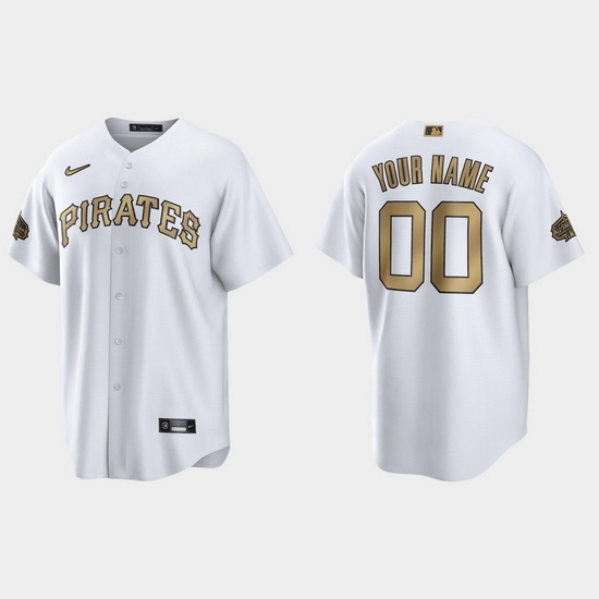 Men Women Youth Custom Pittsburgh Pirates 2022 Mlb All Star Game White Replica Jersey->customized mlb jersey->Custom Jersey