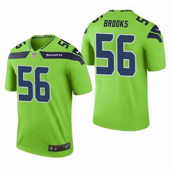 Men Seattle Seahawks Jordyn Brooks #56 Green Vapor Limited NFL Jersey->seattle seahawks->NFL Jersey