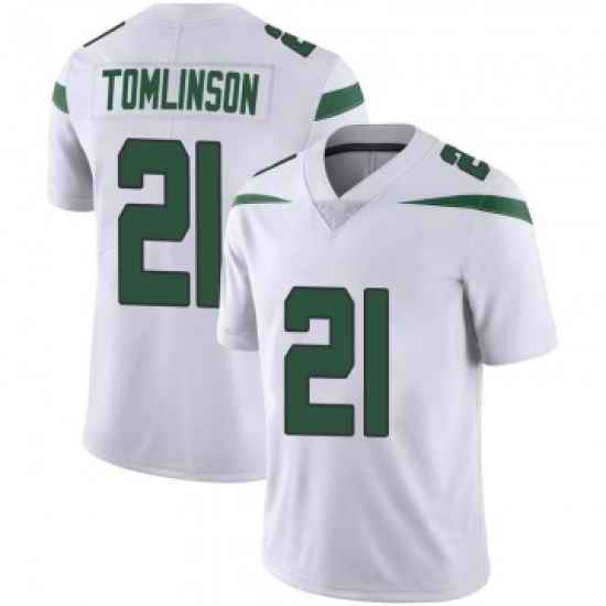 Men Nike New York Jets #21 LaDainian Tomlinson White Untouchable Vapor Limited Jersey