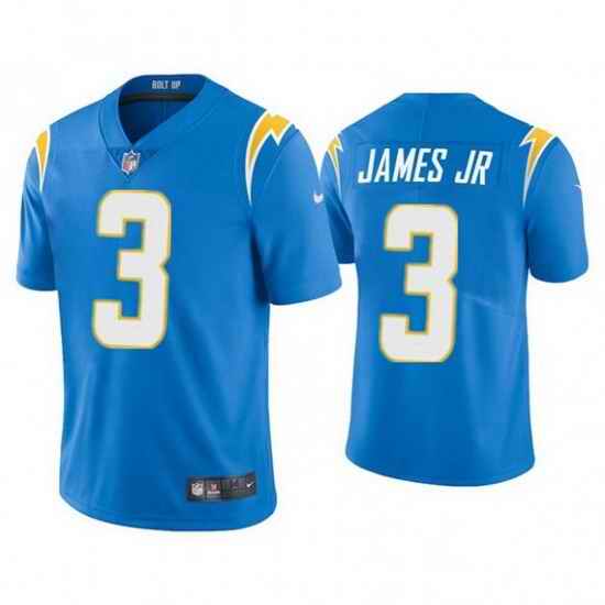 Men Los Angeles Chargers #3 Derwin James Jr  Blue Vapor Untouchable Limited Stitched jersey