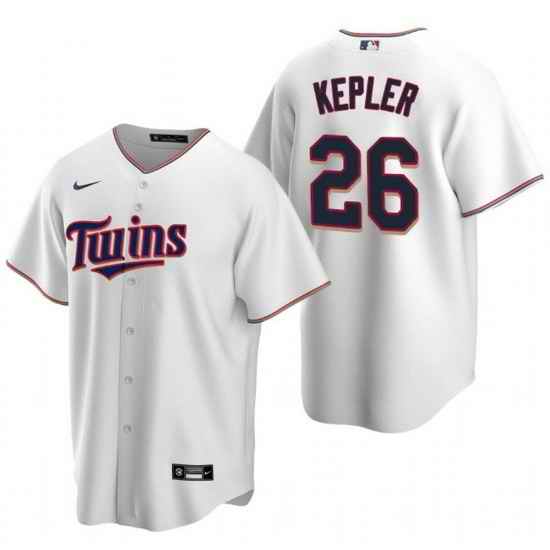 Men Minnesota Twins #26 Max Kepler White Cool Base Stitched Jerse