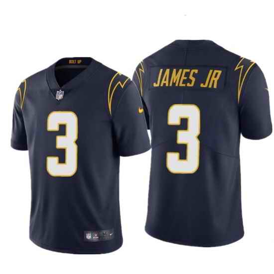 Men Los Angeles Chargers #3 Derwin James Jr  Navy Vapor Untouchable Limited Stitched jersey