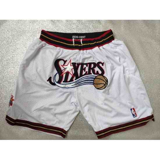 Philadelphia 76ers Basketball Shorts 011