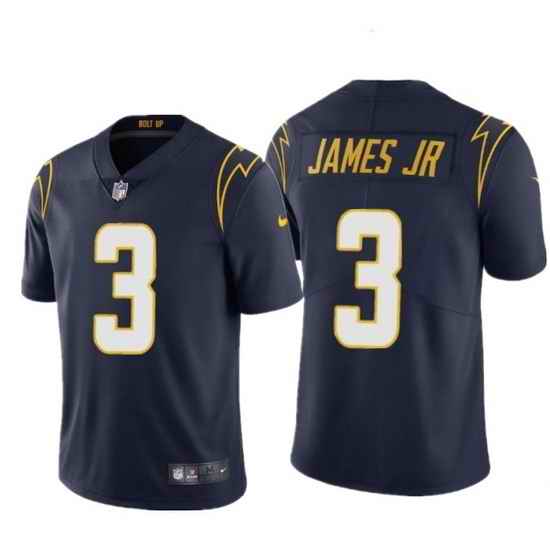 Women Los Angeles Chargers #3 Derwin James Jr Navy Vapor Untouchable Limited Stitched Jersey