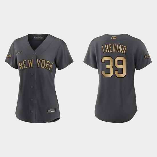 Women Jose Trevino New York Yankees 2022 Mlb All Star Game Replica Charcoal Jersey->2022 all star->MLB Jersey