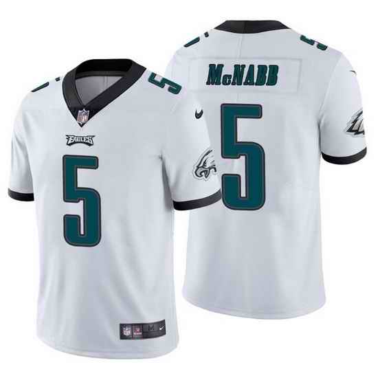 Men Philadelphia Eagles #5 Donovan McNabb White Vapor Untouchable Limited Stitched Jersey