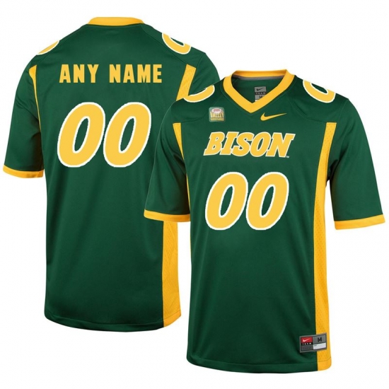 North Dakota State Customized Jersey Green->->Custom Jersey