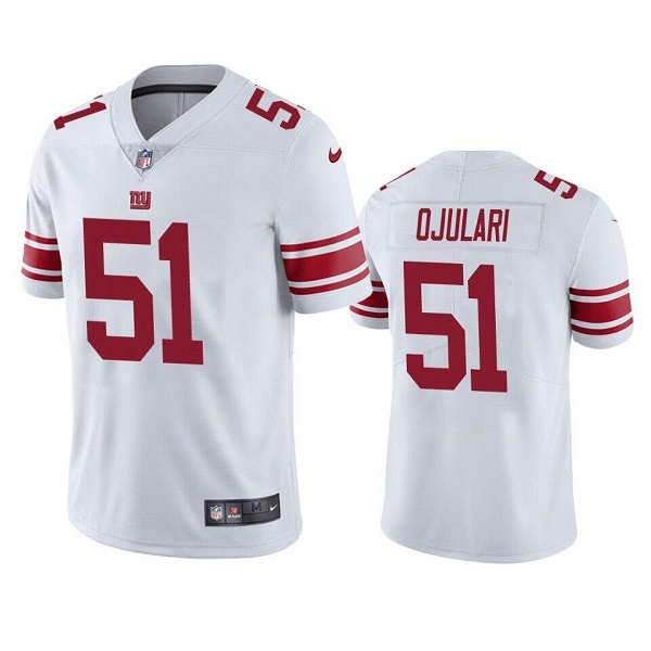 Men's New York Giants #51 Azeez Ojulari White Vapor Untouchable Limited Stitched Jersey->baltimore ravens->NFL Jersey